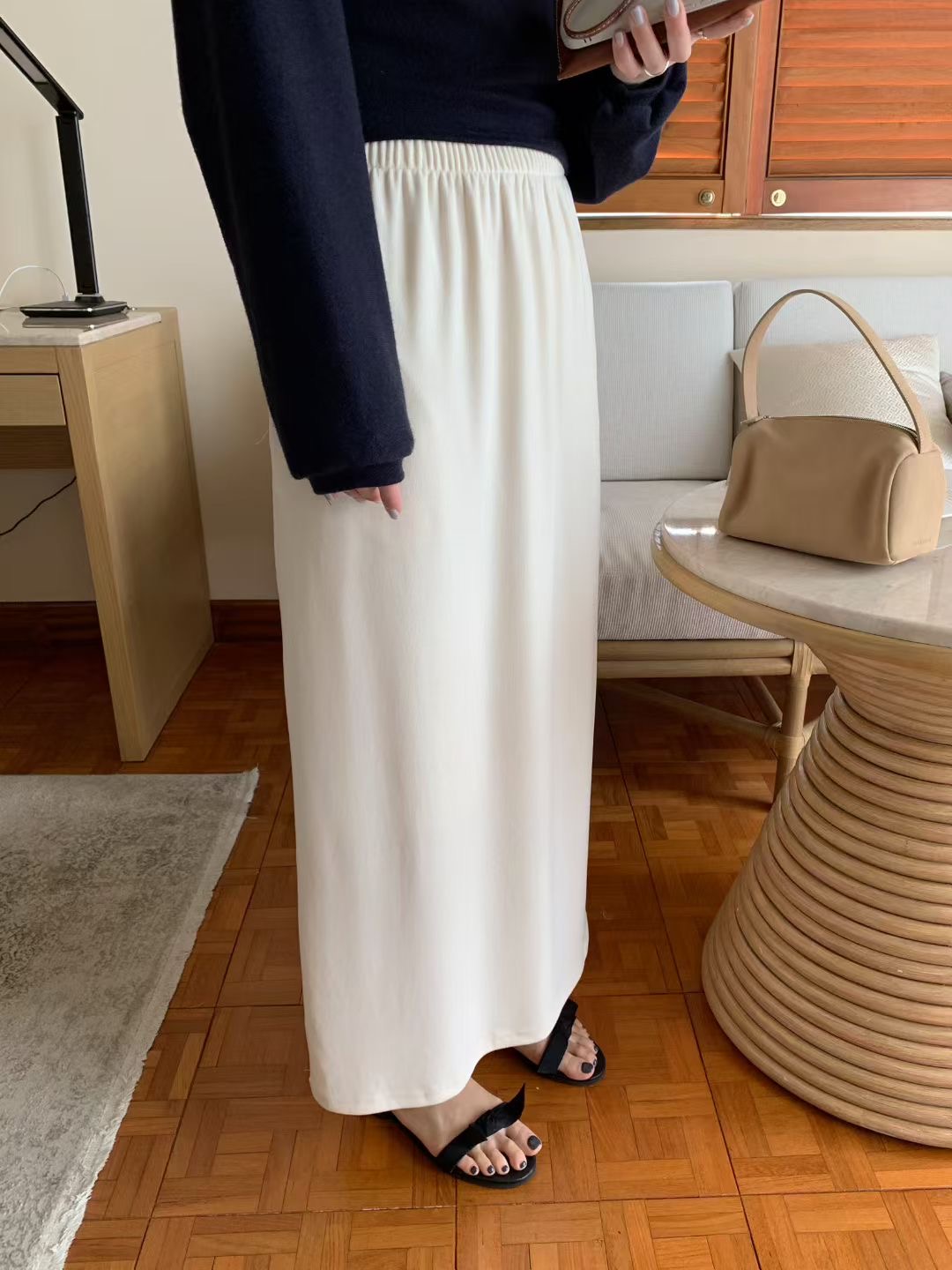 MELLOUNGE-멜라운지-T韓國東大門直郵女士新款熱賣長裙超長MELLOUNGE-2件起長裙