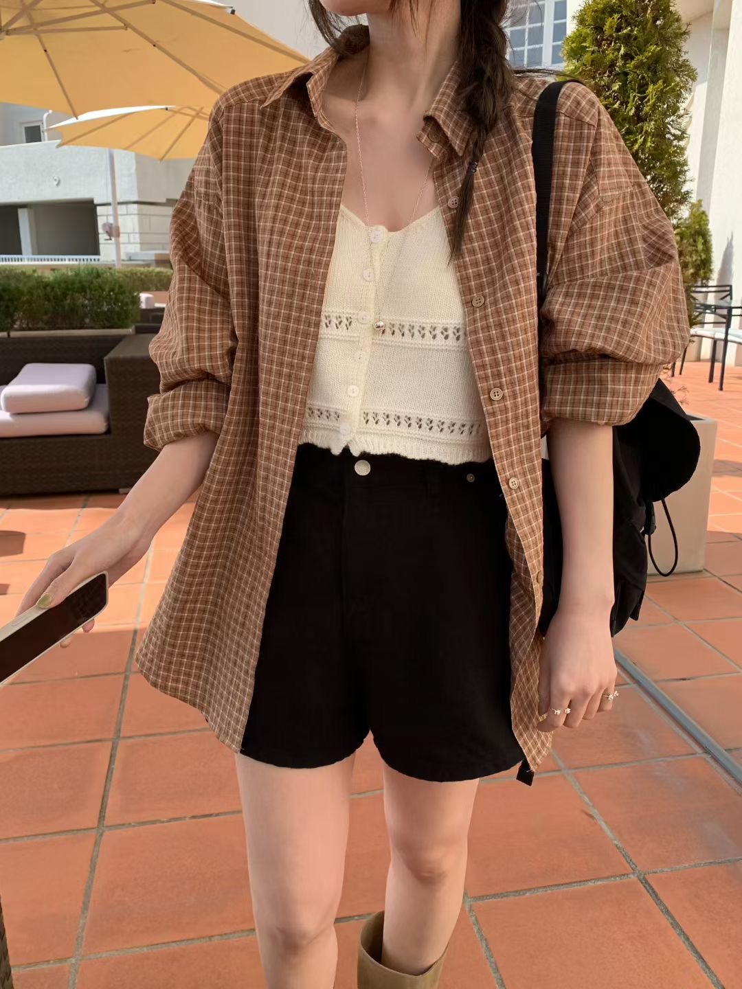 MELLOUNGE-멜라운지-T韓國東大門代購女士新品職業襯衫蕾絲衫不含內搭MELLOUNGE-2件起襯衫/蕾絲衫圖色2