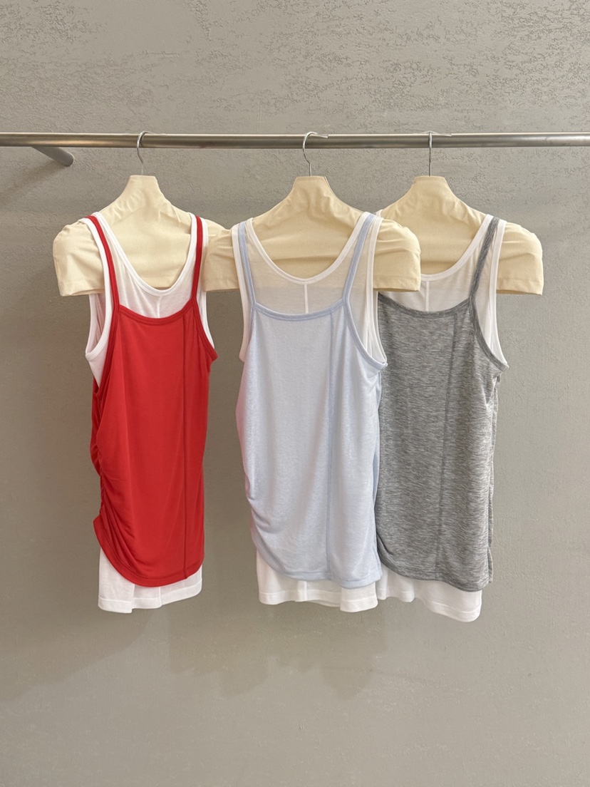 PLAYBUTTON-P韓國直郵實拍女士新品職業人氣吊帶背心假兩件PLAYBUTTON吊帶/背心