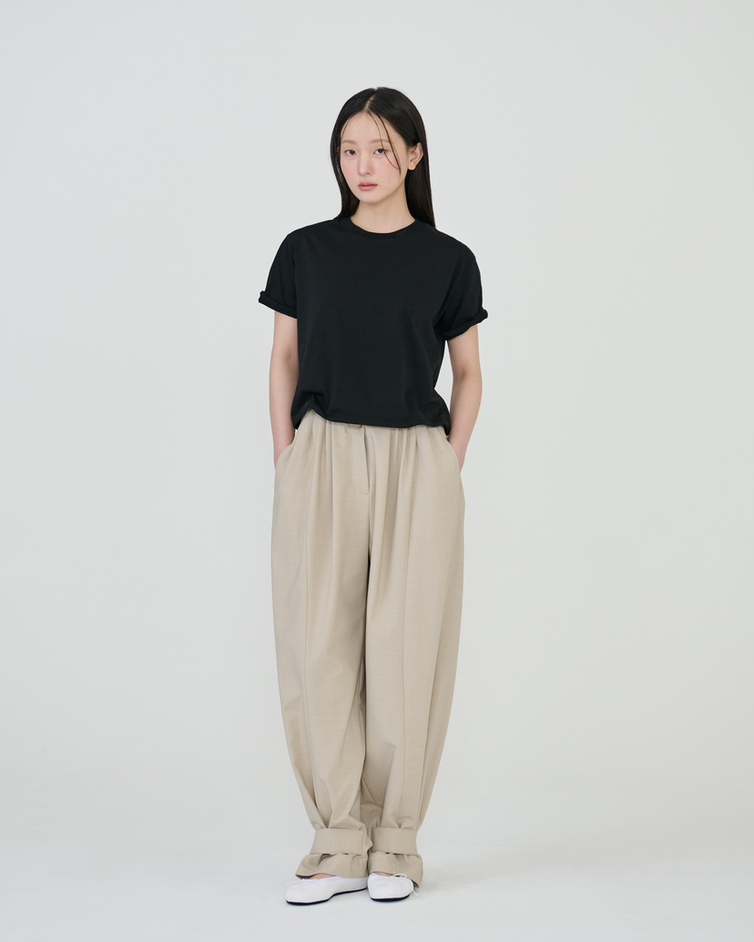 STAGE韓國直郵女士新品熱賣休閑人氣職業推薦時尚26春夏休閑褲STAGE休閑褲