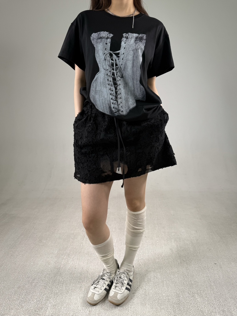 SHIRRING韓國東大門代購女裝新款職業熱賣26春夏人氣時尚T恤SHIRRINGT恤