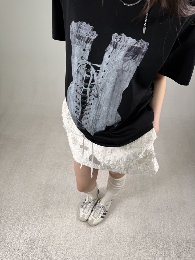 SHIRRING韓國東大門代購女裝新款職業熱賣26春夏人氣時尚T恤SHIRRINGT恤