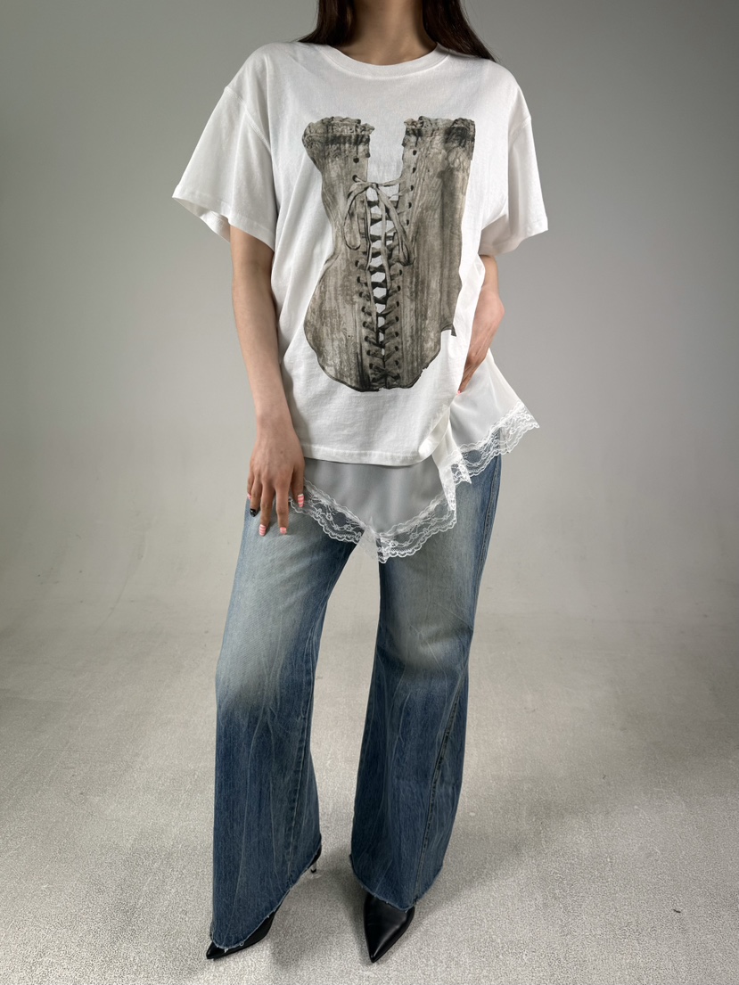 SHIRRING韓國東大門代購女裝新款職業熱賣26春夏人氣時尚T恤SHIRRINGT恤