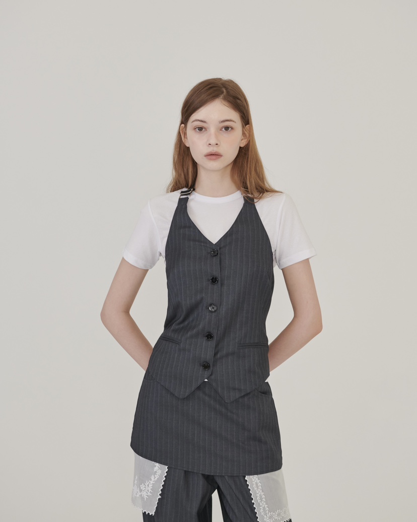 STAGE韓國東大門代購女裝新款推薦人氣26春夏熱賣職業馬甲STAGE馬甲