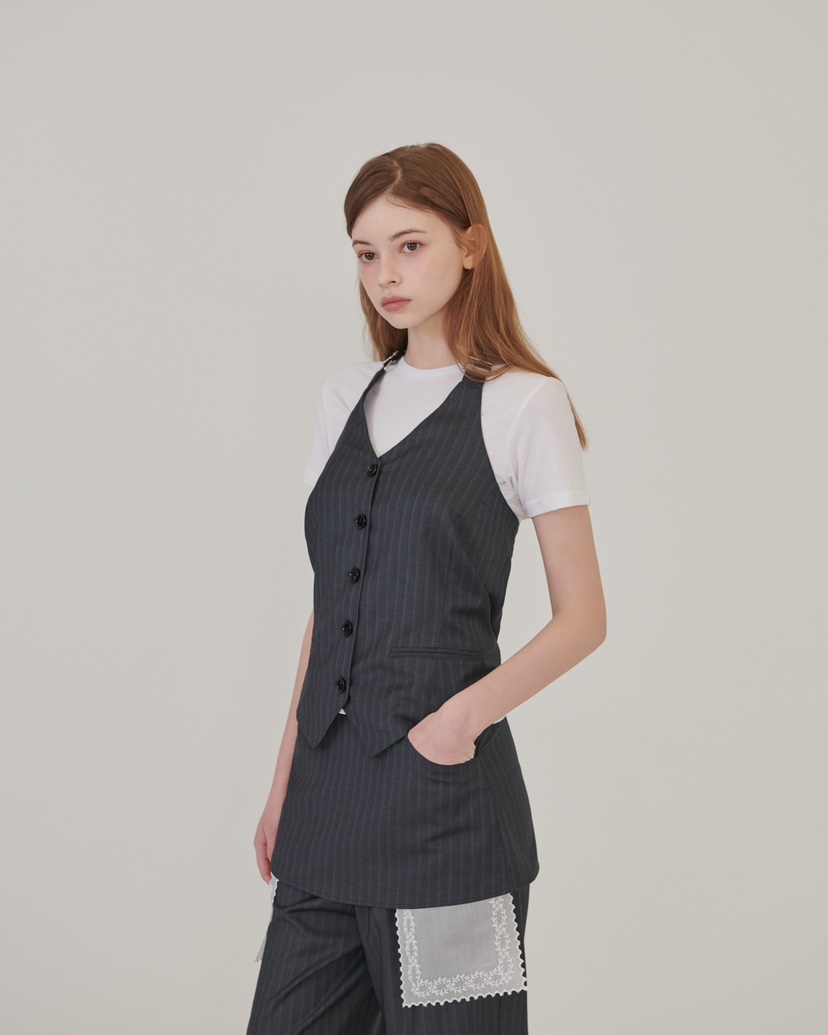 STAGE韓國東大門代購女裝新款推薦人氣26春夏熱賣職業馬甲STAGE馬甲