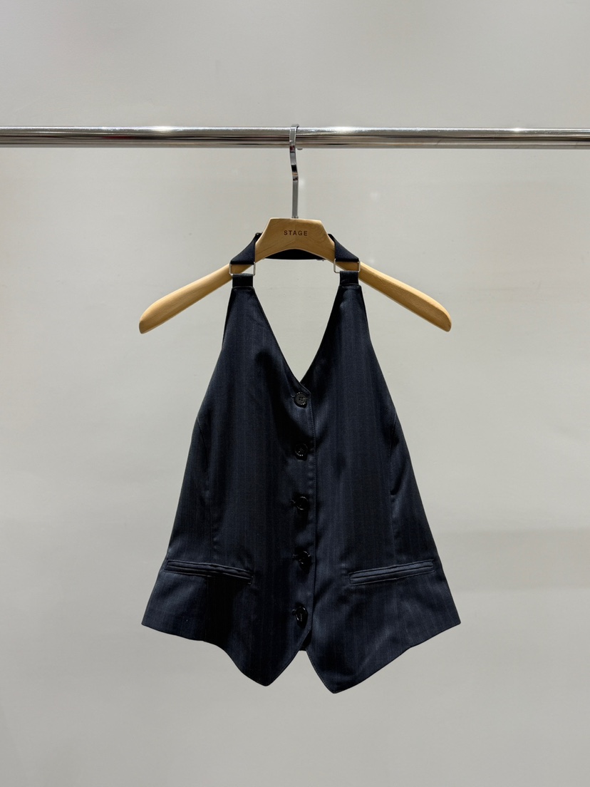 STAGE韓國東大門代購女裝新款推薦人氣26春夏熱賣職業馬甲STAGE馬甲圖色1