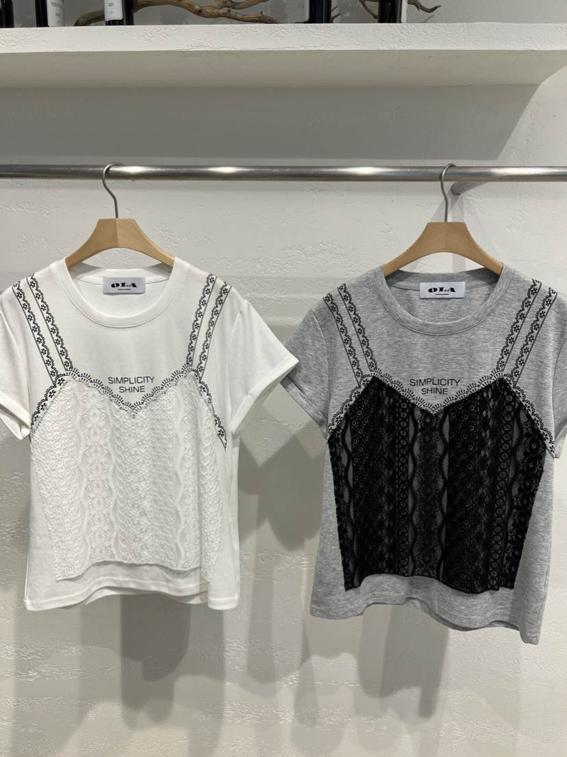 OLA韓國東大門代購女士新款職業時尚休閑熱賣26春夏T恤假兩件mellor/OLAT恤
