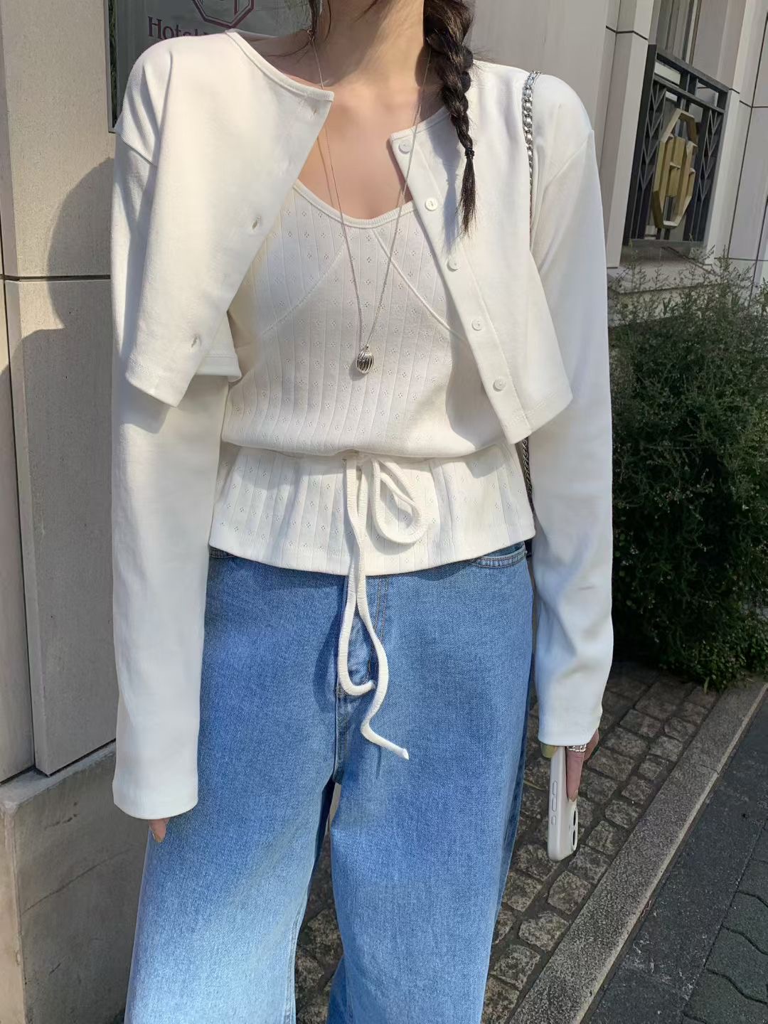 MELLOUNGE-멜라운지-T韓國代購女士新品職業時尚推薦套裝MELLOUNGE-2件起套裝圖色1