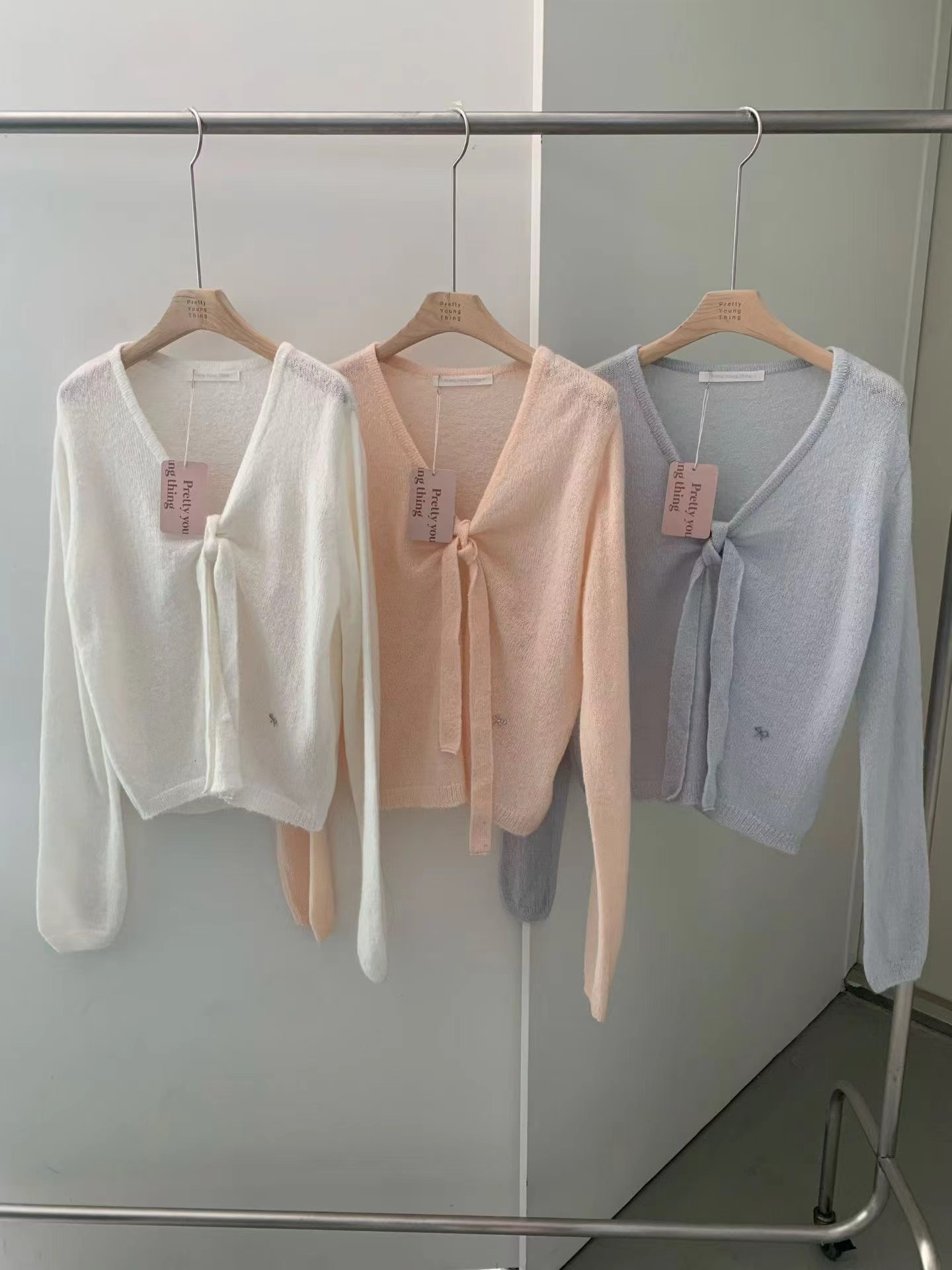 PYT-ot韓國直郵實拍女士新款推薦休閑時尚26春夏熱賣針織衫pretty young thing針織衫