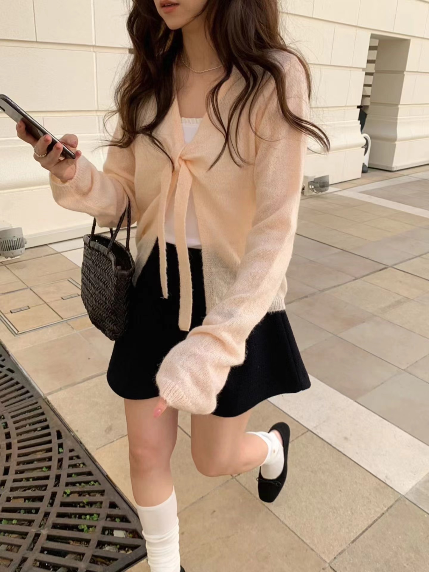 PYT-ot韓國直郵實拍女士新款推薦休閑時尚26春夏熱賣針織衫pretty young thing針織衫