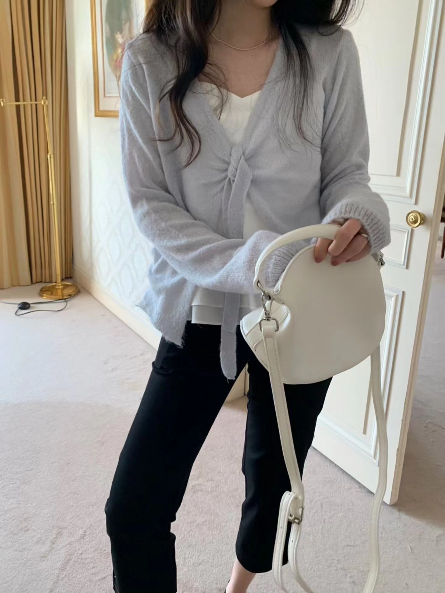 PYT-ot韓國直郵實拍女士新款推薦休閑時尚26春夏熱賣針織衫pretty young thing針織衫圖色2