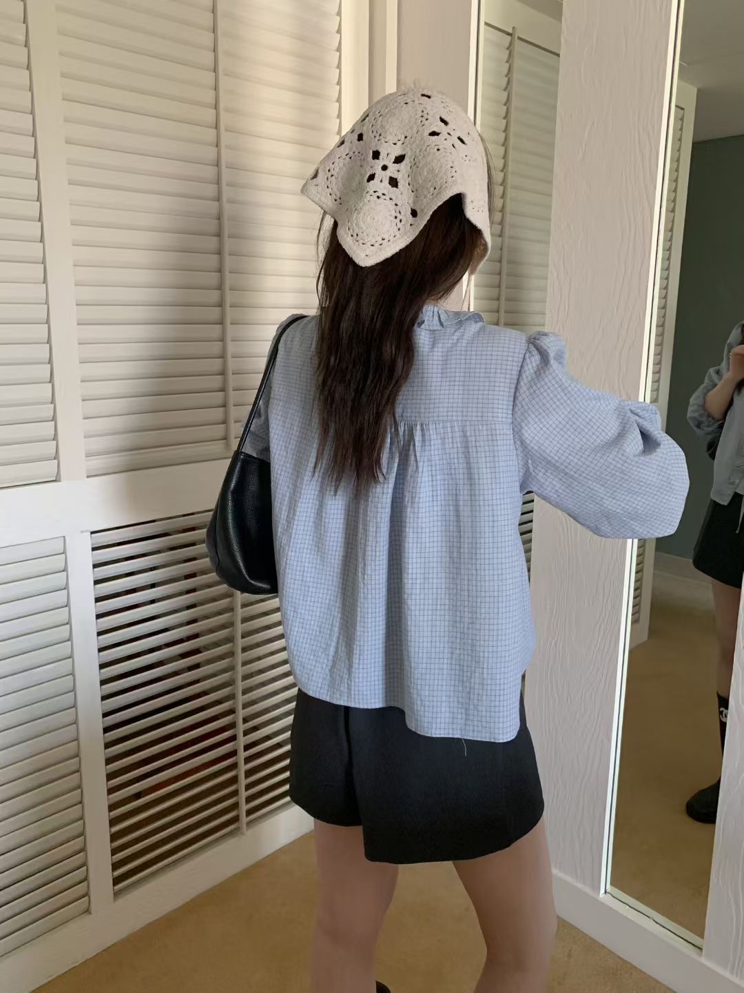 MELLOUNGE-멜라운지-T韓國東大門直郵女士新品人氣襯衫蕾絲衫MELLOUNGE-2件起襯衫/蕾絲衫