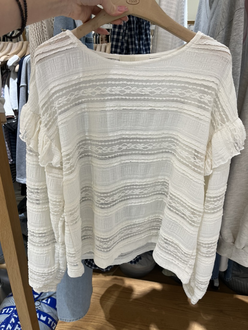 TIZZI韓國東大門代購女裝新款推薦26春夏職業時尚襯衫蕾絲衫TIZZI襯衫/蕾絲衫圖色1