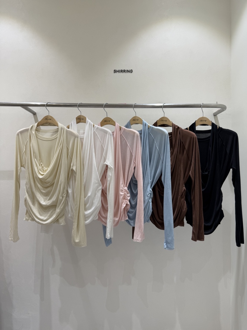 SHIRRING韓國代購女裝新品推薦人氣休閑熱賣時尚吊帶背心SHIRRING吊帶/背心