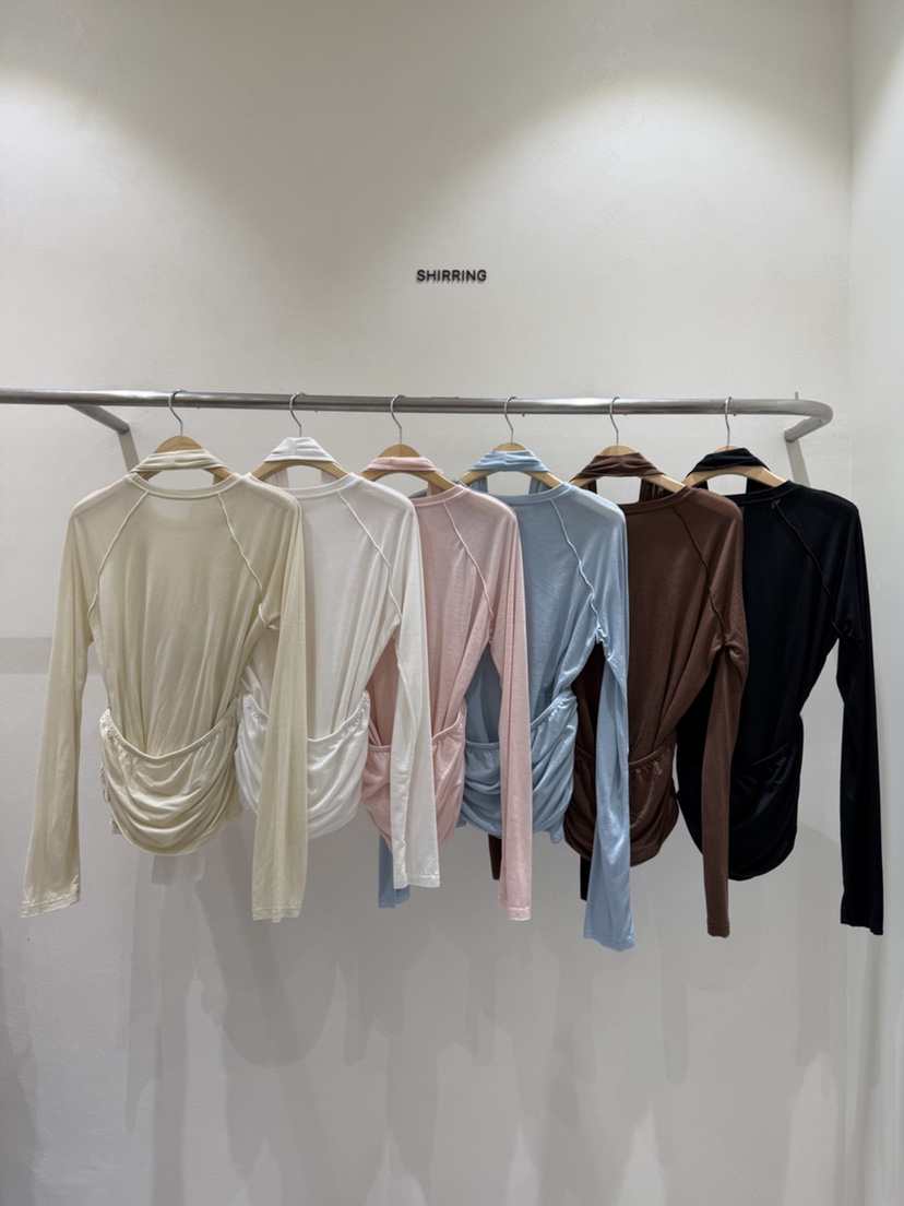 SHIRRING韓國代購女裝新品推薦人氣休閑熱賣時尚吊帶背心SHIRRING吊帶/背心