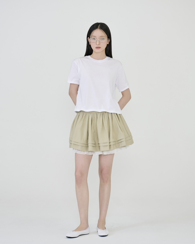 STAGE韓國直郵女裝新款26春夏時尚人氣職業熱賣T恤金屬絲STAGET恤