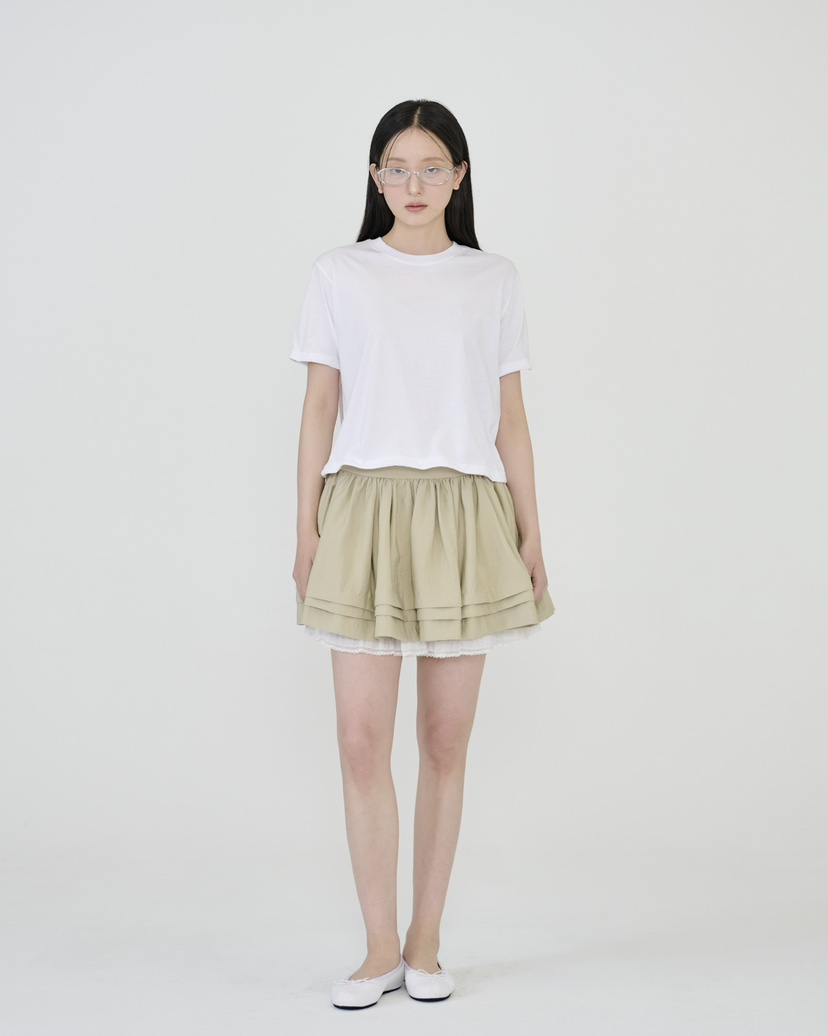 STAGE韓國直郵女裝新款26春夏時尚人氣職業熱賣T恤金屬絲STAGET恤