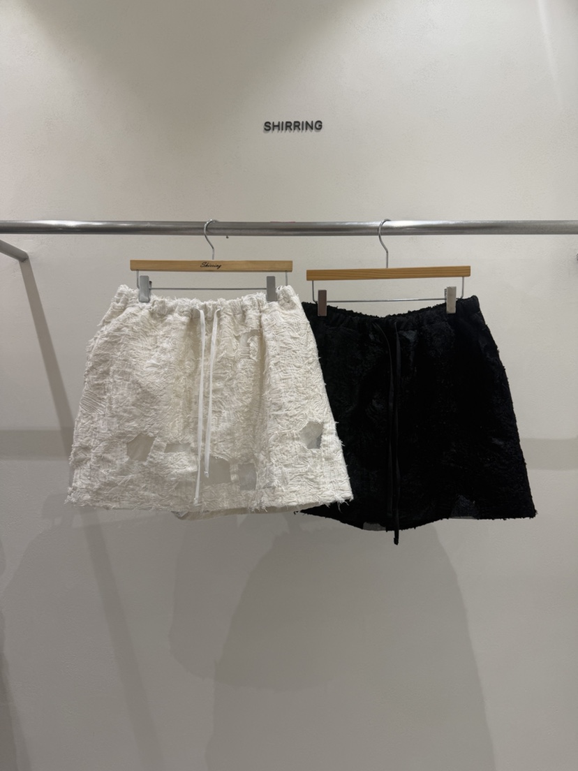 SHIRRING韓國直郵實拍女裝新款熱賣時尚26春夏職業推薦短裙SHIRRING短裙