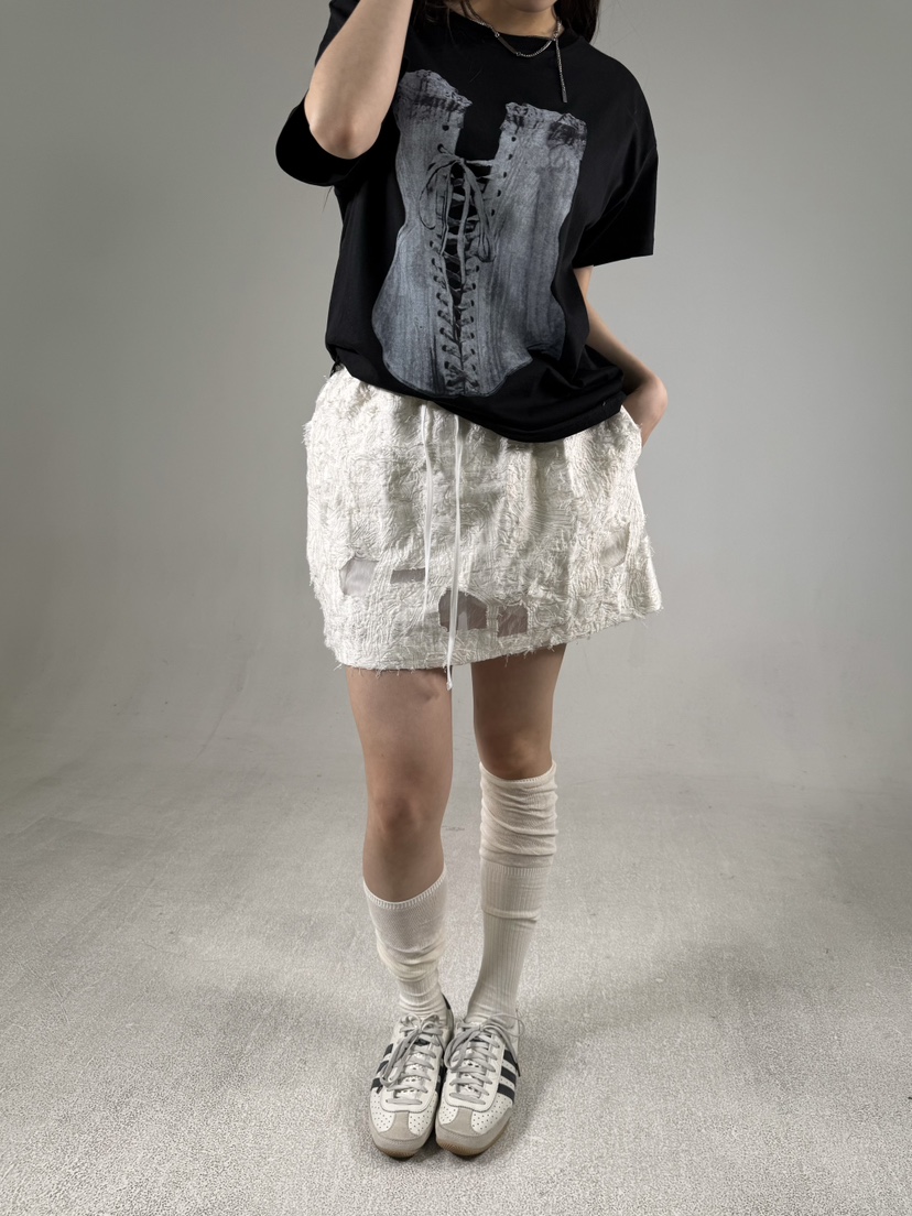 SHIRRING韓國直郵實拍女裝新款熱賣時尚26春夏職業推薦短裙SHIRRING短裙