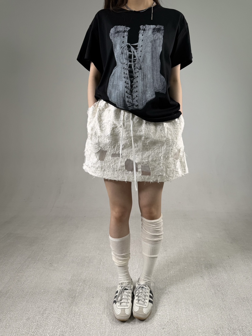 SHIRRING韓國直郵實拍女裝新款熱賣時尚26春夏職業推薦短裙SHIRRING短裙