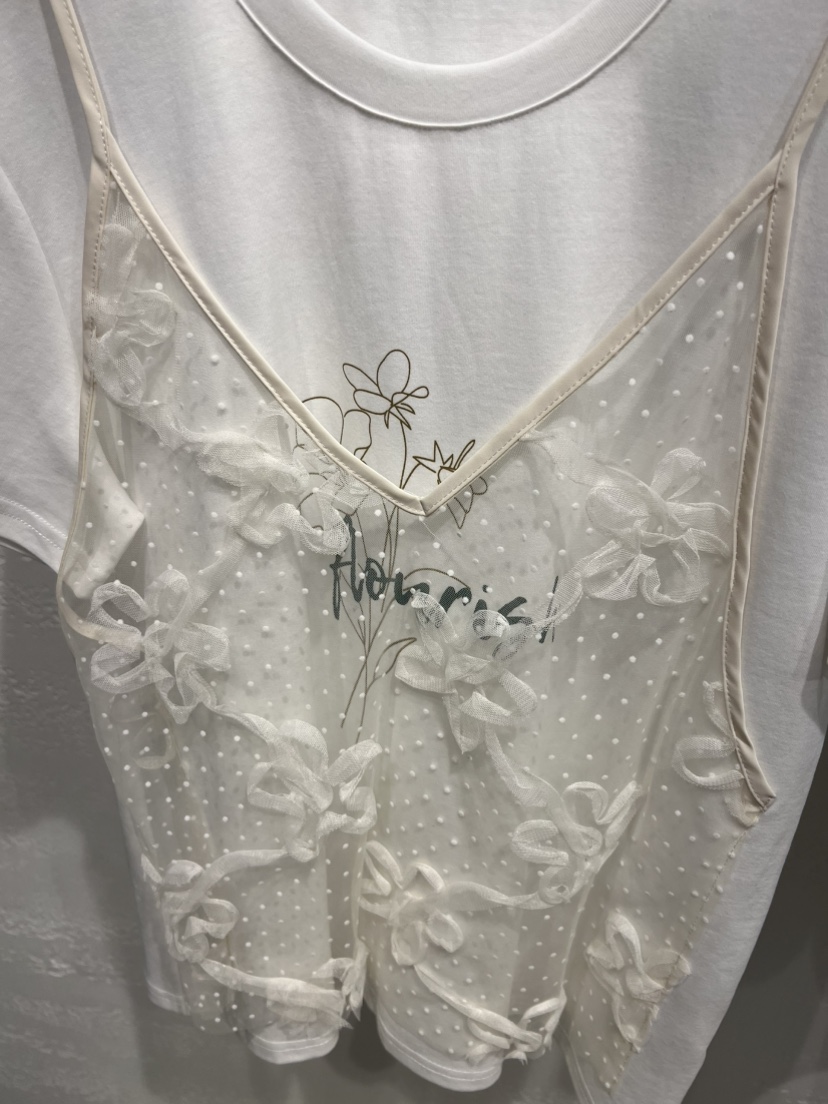 OLA韓國直郵女士新品時尚人氣休閑推薦職業26春夏T恤假兩件mellor/OLAT恤