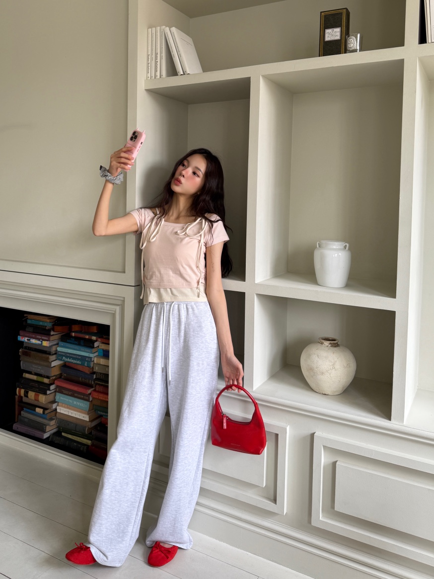 MARKE-P韓國東大門代購女裝新品職業26春夏T恤不對稱假兩件MARKE-PT恤