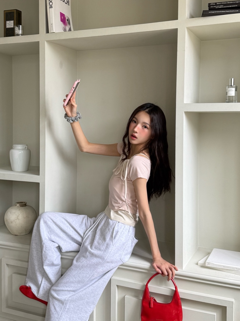 MARKE-P韓國東大門代購女裝新品職業26春夏T恤不對稱假兩件MARKE-PT恤