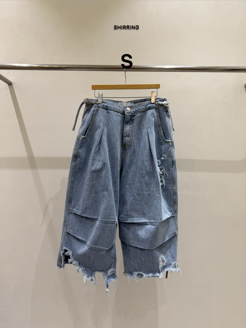 SHIRRING韓國直郵實拍女士新品熱賣時尚26春夏人氣推薦短褲SHIRRING短褲圖色1