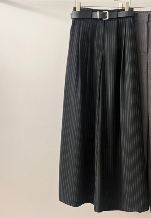 LOGON韓國直郵實拍女裝新款時尚26春夏人氣休閑褲不含腰帶LOGON休閑褲圖色2