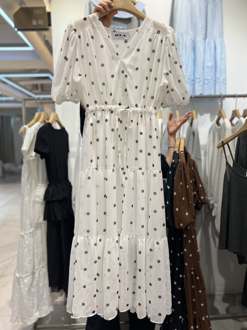 OLA韓國東大門代購女裝新品26春夏時尚職業人氣休閑連衣裙mellor/OLA連衣裙圖色1