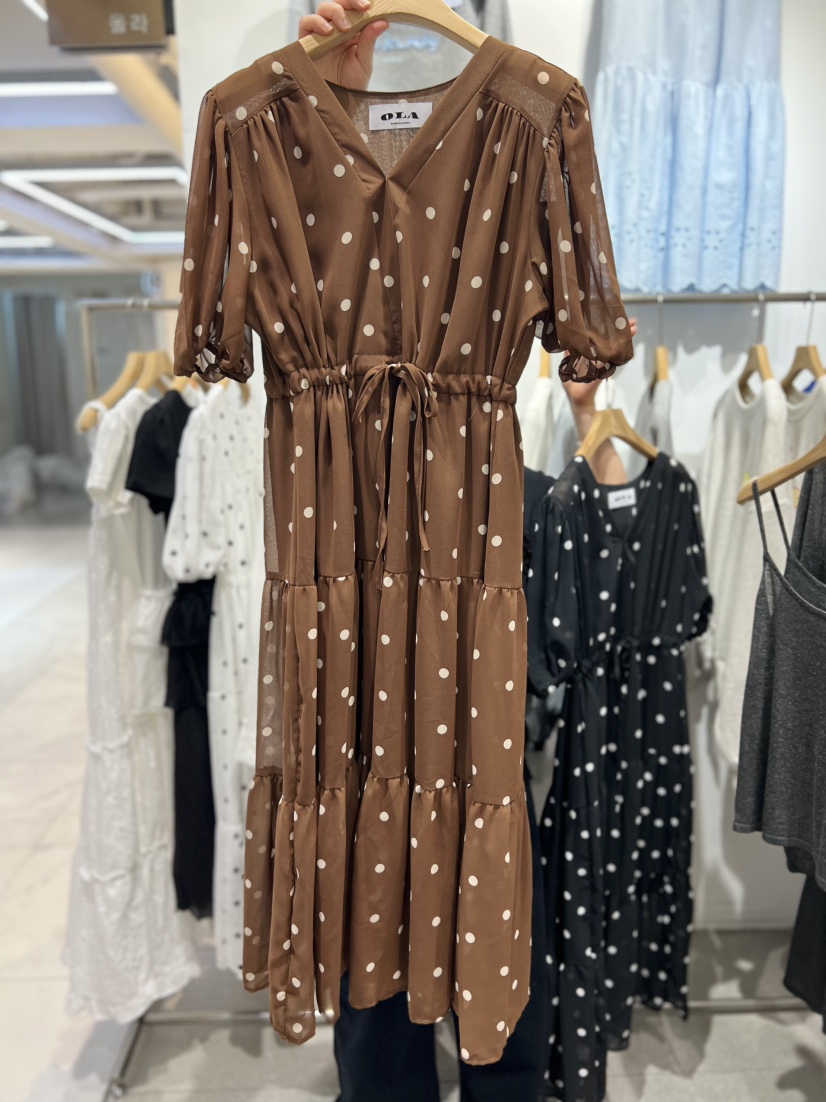 OLA韓國東大門代購女裝新品26春夏時尚職業人氣休閑連衣裙mellor/OLA連衣裙圖色2