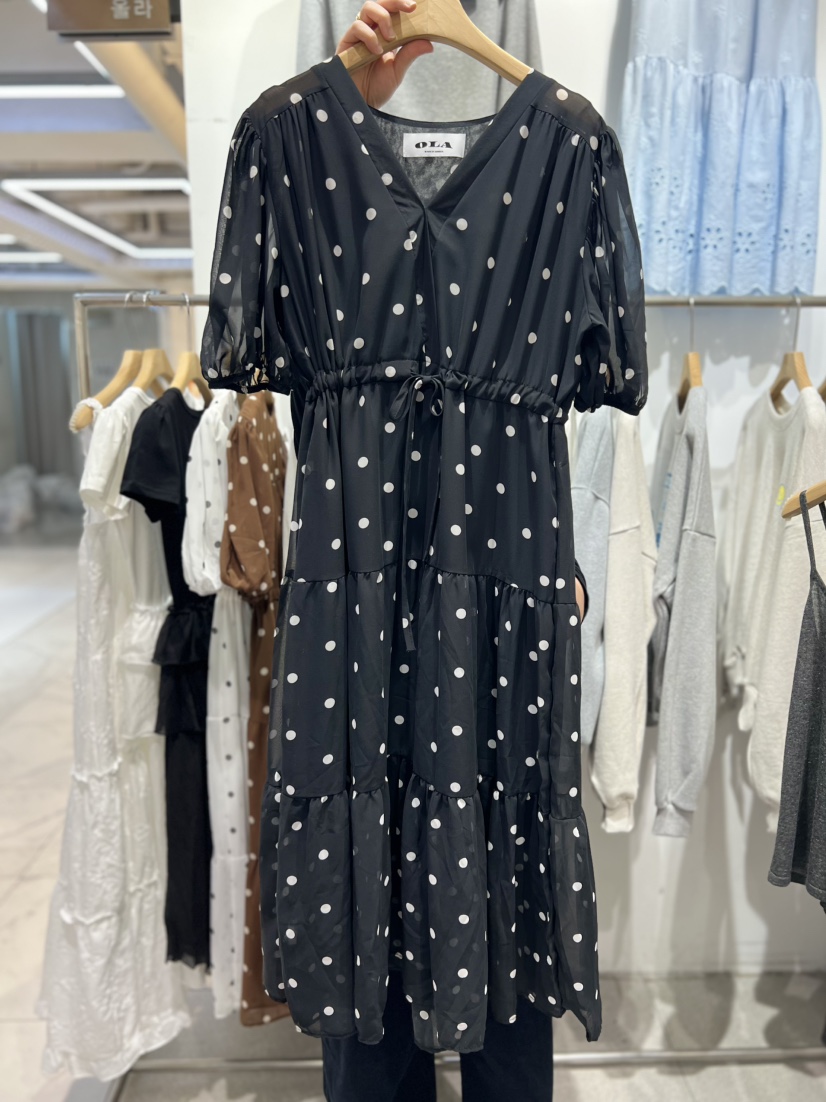 OLA韓國東大門代購女裝新品26春夏時尚職業人氣休閑連衣裙mellor/OLA連衣裙圖色3