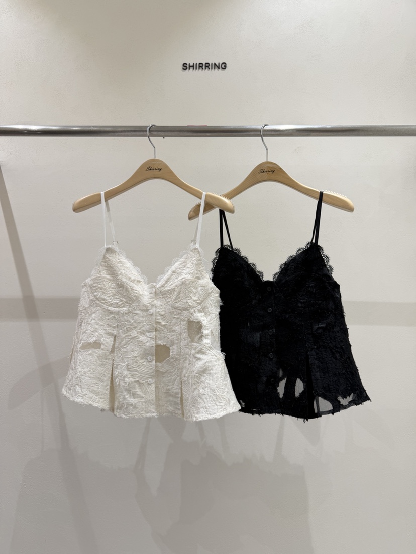 SHIRRING韓國直郵女士新品職業推薦26春夏休閑人氣吊帶背心SHIRRING吊帶/背心