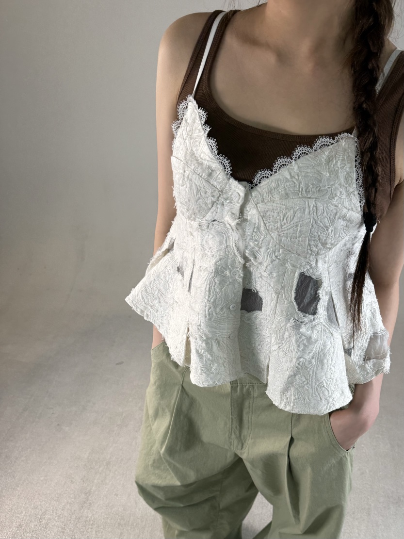 SHIRRING韓國直郵女士新品職業推薦26春夏休閑人氣吊帶背心SHIRRING吊帶/背心