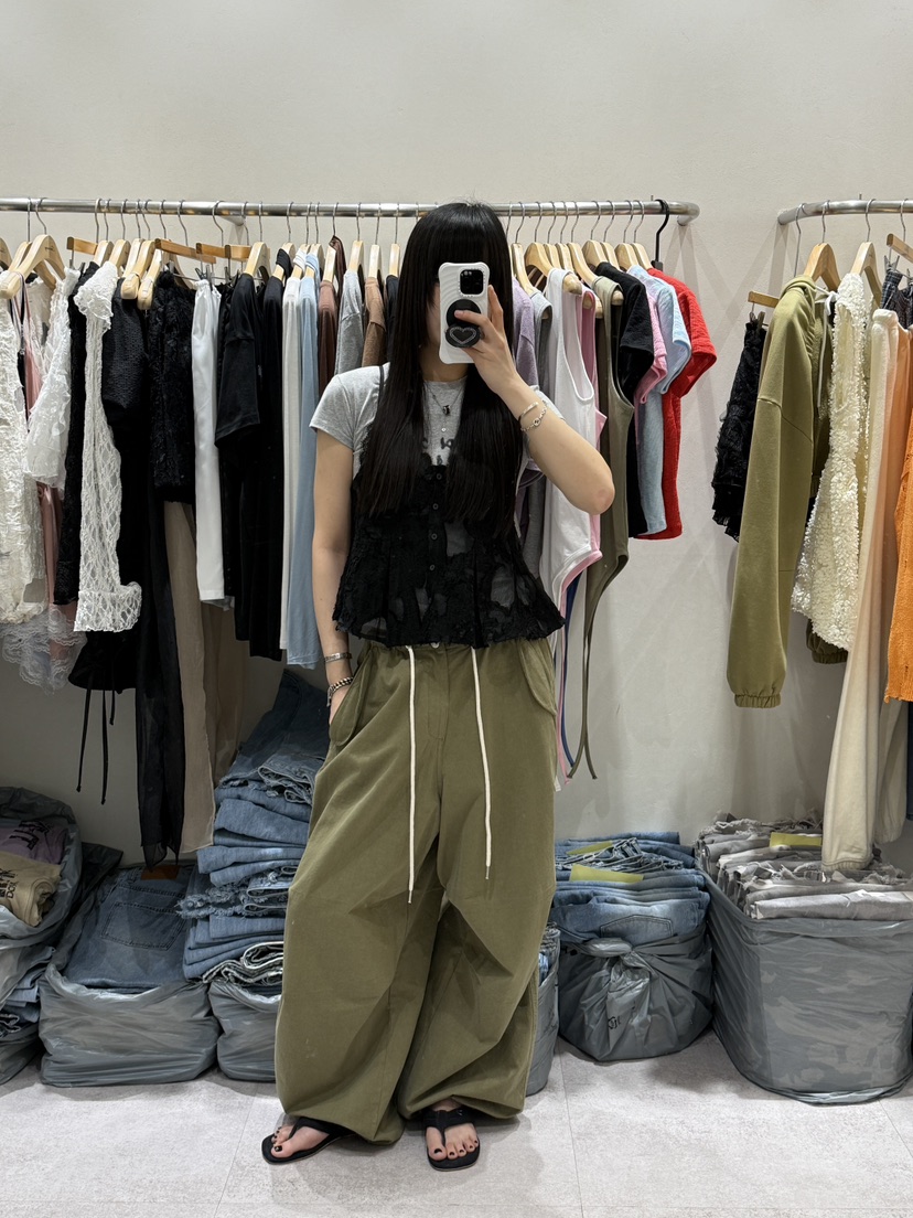 SHIRRING韓國直郵女士新品職業推薦26春夏休閑人氣吊帶背心SHIRRING吊帶/背心