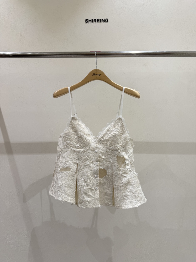 SHIRRING韓國直郵女士新品職業推薦26春夏休閑人氣吊帶背心SHIRRING吊帶/背心圖色1