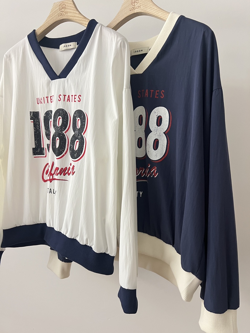 LOGON韓國東大門直郵女士新款休閑推薦時尚人氣26春夏衛衣LOGON衛衣