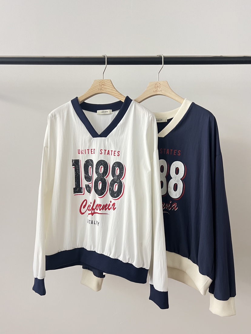 LOGON韓國東大門直郵女士新款休閑推薦時尚人氣26春夏衛衣LOGON衛衣