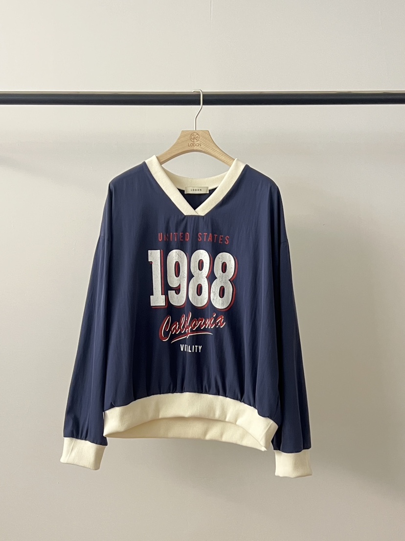 LOGON韓國東大門直郵女士新款休閑推薦時尚人氣26春夏衛衣LOGON衛衣圖色2