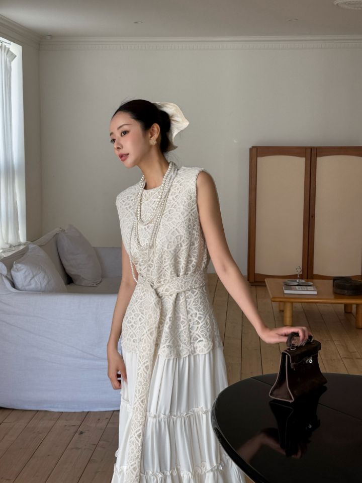 CATS韓國代購女裝新品26春夏熱賣推薦連衣裙不含項鏈含腰帶CAT.S連衣裙