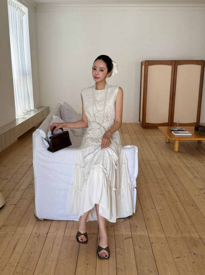 CATS韓國代購女裝新品26春夏熱賣推薦連衣裙不含項鏈含腰帶CAT.S連衣裙