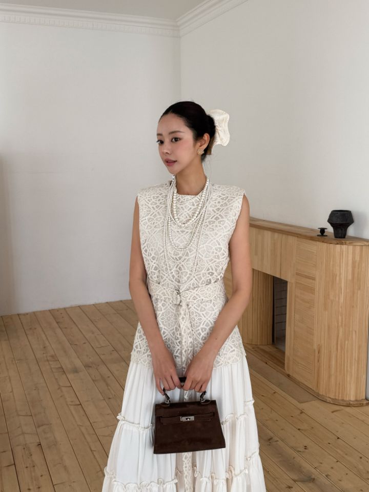 CATS韓國代購女裝新品26春夏熱賣推薦連衣裙不含項鏈含腰帶CAT.S連衣裙