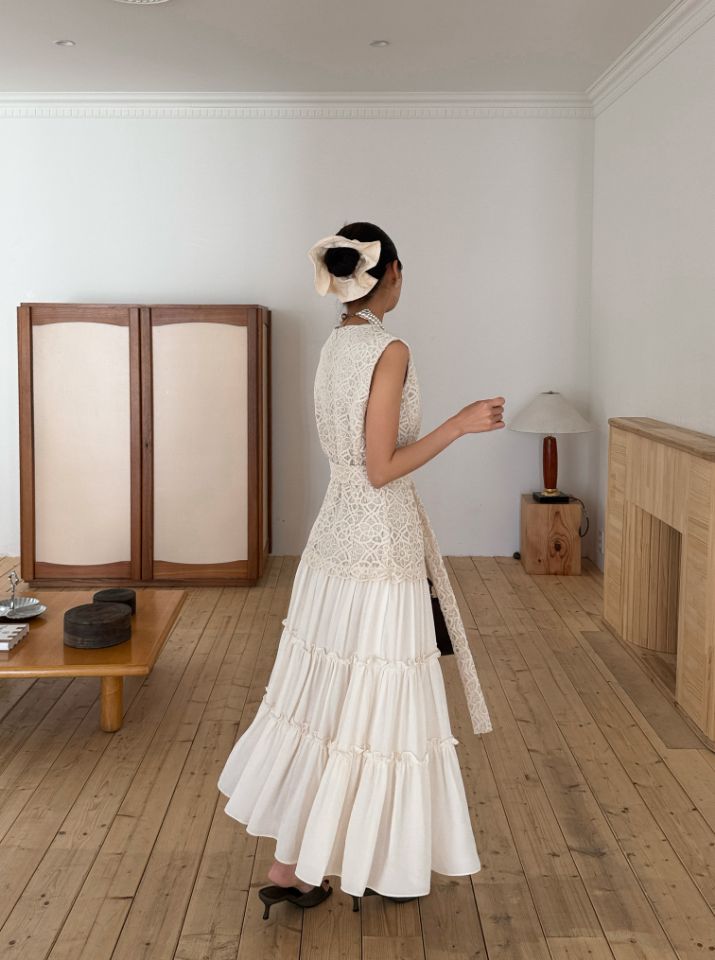 CATS韓國代購女裝新品26春夏熱賣推薦連衣裙不含項鏈含腰帶CAT.S連衣裙