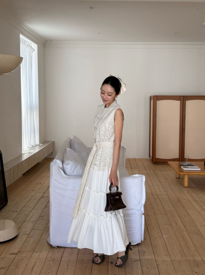 CATS韓國代購女裝新品26春夏熱賣推薦連衣裙不含項鏈含腰帶CAT.S連衣裙