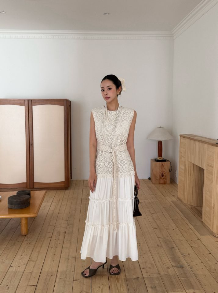 CATS韓國代購女裝新品26春夏熱賣推薦連衣裙不含項鏈含腰帶CAT.S連衣裙