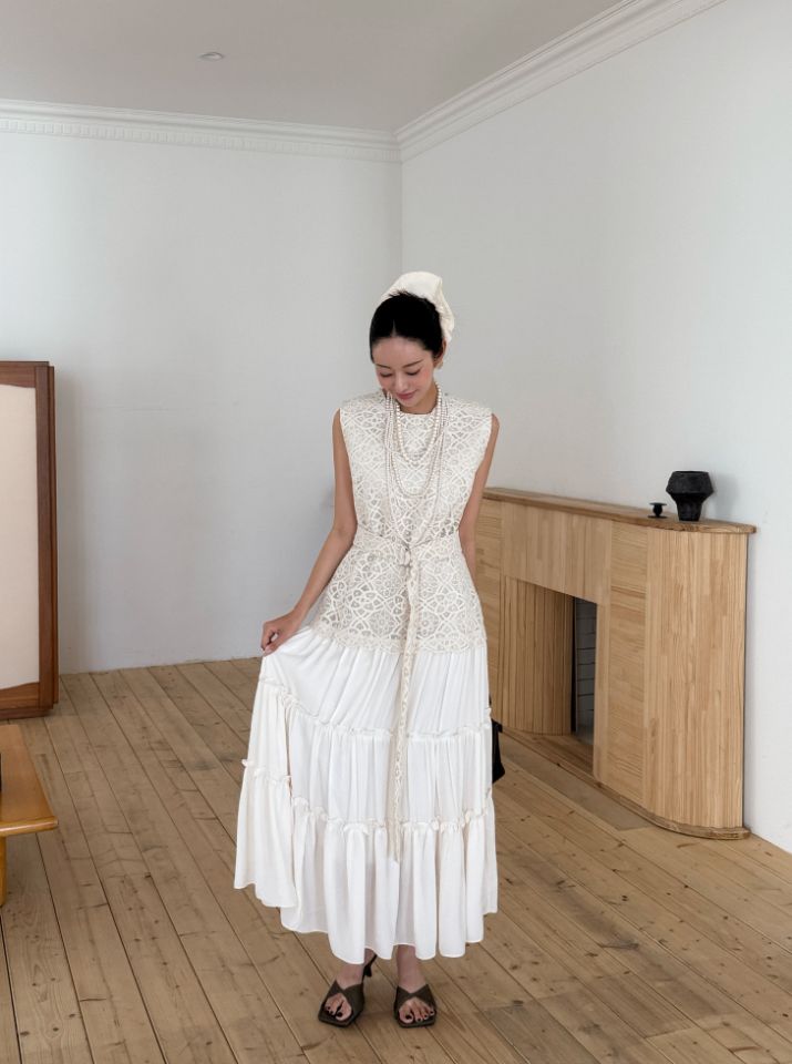 CATS韓國代購女裝新品26春夏熱賣推薦連衣裙不含項鏈含腰帶CAT.S連衣裙