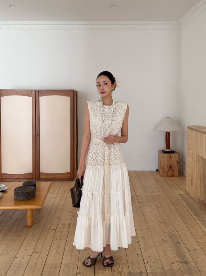 CATS韓國代購女裝新品26春夏熱賣推薦連衣裙不含項鏈含腰帶CAT.S連衣裙