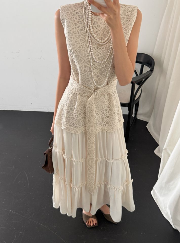 CATS韓國代購女裝新品26春夏熱賣推薦連衣裙不含項鏈含腰帶CAT.S連衣裙