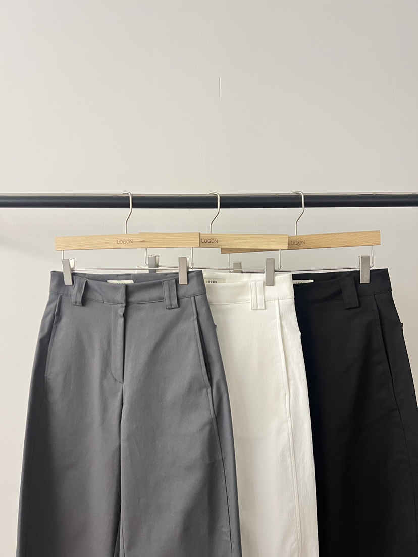 LOGON韓國直郵實拍女士新品推薦熱賣人氣時尚休閑休閑褲鏤空LOGON休閑褲