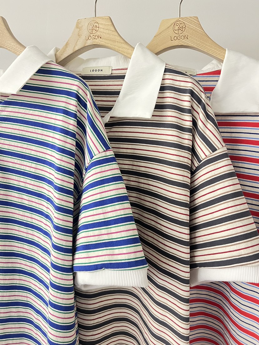 LOGON韓國直郵實拍女士新品職業推薦26春夏時尚熱賣休閑T恤LOGONT恤